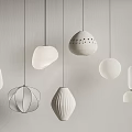 Modern Pendant Lights With Various Contemporary Designs And White Shapes