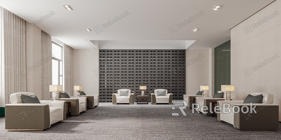 Modern Reception Room model