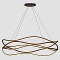 Modern chandelier combination 3d model