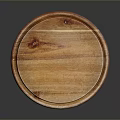 Natural Wooden Round Cutting Board Essential For Home Kitchen Daily Use