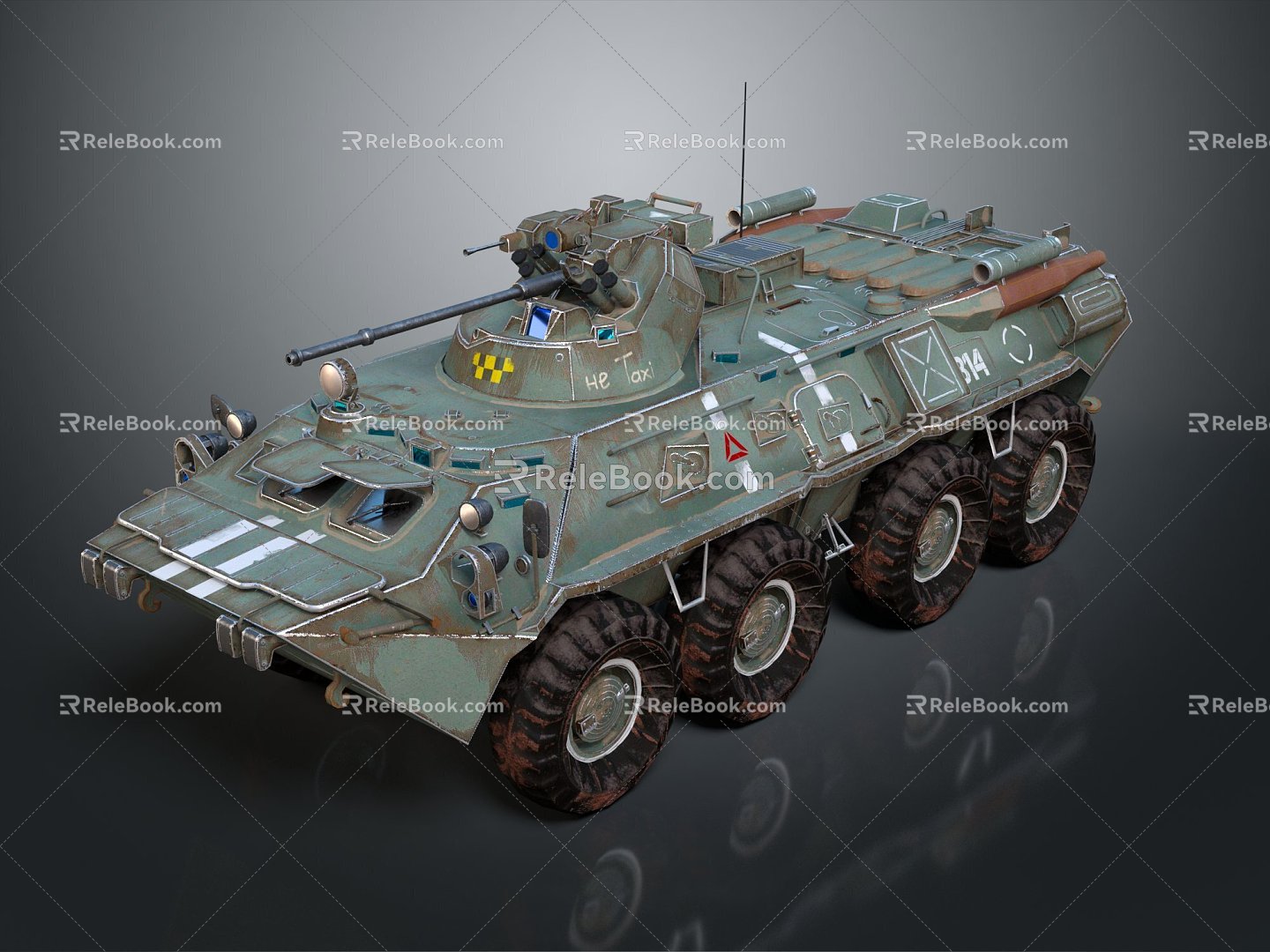 Modern Tank Light Tank Light Armor 3d model