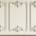 Carved Ornate Wall Panels With Intricate Decorative Patterns And Elegant Design