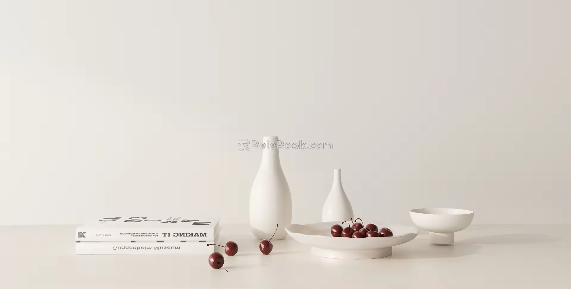 Modern ornaments combination 3d model