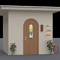 Citiark Milk Tea Shop Storefront With Afternoon Tea Display Shelves Bar Counter And Stools