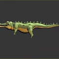Crocodile Alligator Nile Crocodile carnivore reptile cold-blooded animal reptile reptile 3d model