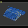 modern typewriter old typewriter antique typewriter classical typewriter 3d model