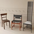 Stylish Modern Dining Chairs With Wooden Frames Leather Seats And Sleek Design
