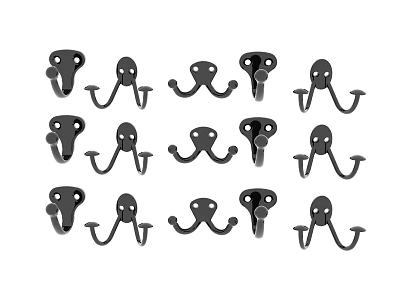 Hardware hook 3d model