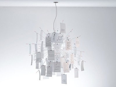 Modern chandelier art lamp model