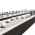 Road Facilities with Various Concrete Shapes for Traffic Safety Design 3d model