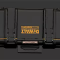 Heavy Duty Professional Hardware Toolbox with Secure Locks and Storage Compartments