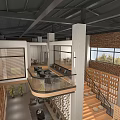 Modern Reception Area With Living Plant Wall Large Windows Open Space And Modern Furniture