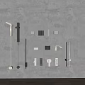 Simple wall lamp 3d model