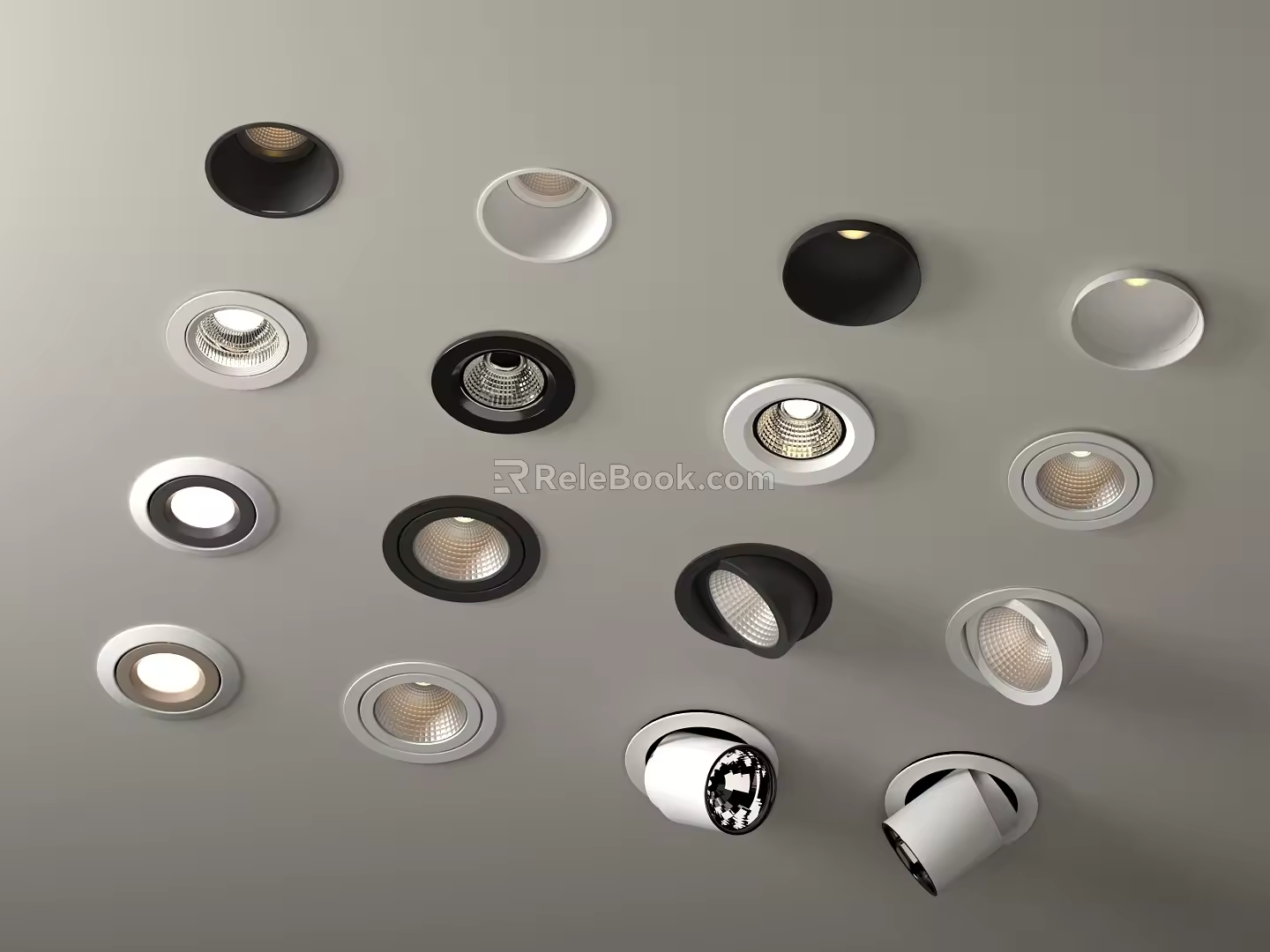 Modern Downlight Spotlight 3d model