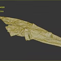 Soft White Textured Towel Folded Casually With Soft Surface On Dark Background