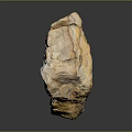 Natural G657HT Stone Rough Block With Engraved Markings On Surface