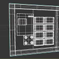 Household Organizer Frame With Multiple Labeled Compartments For Home Storage