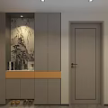 Modern Living and Dining Room Interior With Sofa TV Wall Coffee Table And Decorative Plants