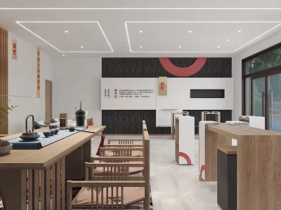 Modern Store Summary Wine Store 3d model
