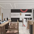Modern Store Summary Wine Store 3d model