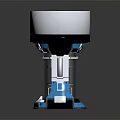 Modern Dual Devices With White Top Blue Structure Transparent Body Internal Flame Effect