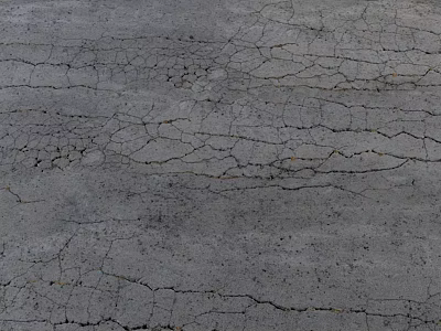 Detailed Cracked Gray Surface With Rough Texture And Natural Crack Patterns 3d model