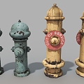 Fire Hydrant Fire Equipment Vintage Fire Hydrant 3d model