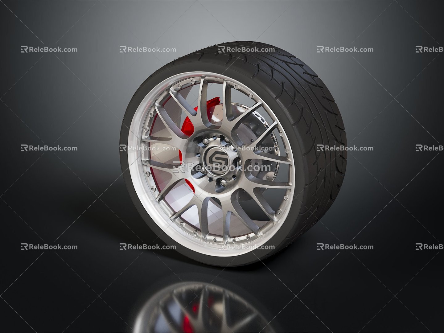 Hyundai tire wheels Volkswagen wheels Volkswagen tires 3d model