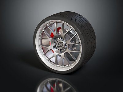 Hyundai tire wheels Volkswagen wheels Volkswagen tires 3d model