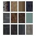 Various Square Rugs With Different Patterns And Color Options For Home Decor 3d model