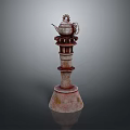 Vintage Decorative Teapot with Multi Layered Tower Base for Home Living Decoration