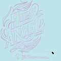Pink Neon LED Lamp With His Angel Artistic Font For Wall Decor