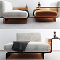 Modern single sofa 3d model