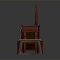 Classic Wooden Furniture Collection Including Dresser Vanity Bench And Side Table