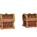 European Style Retro Other Sicks Retro Medieval Treasure Chest European Style Treasure Chest Retro Jewelry Chest Medieval Treasure Chest 3d model