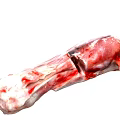 Fresh Raw Bone In Meat Cut Ideal For Home Cooking Needs 3d model