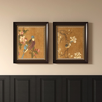 New Chinese Decorative Painting 3d model