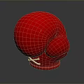 Soft Red Boxing Glove For Home Fitness Training And Daily Use