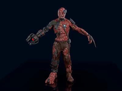 Monster monster zombie robot 3d model Monster monster zombie robot 3d model