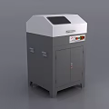 Laboratory Analytical Equipment With Digital Display Control Panel And Cabinet Base 3d model
