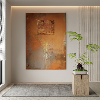 Quiet decorative painting 3d model