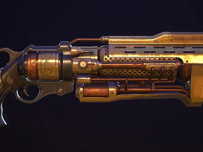 gun pistol punk pistol punk bullet weapon 3d model gun pistol punk pistol punk bullet weapon 3d model