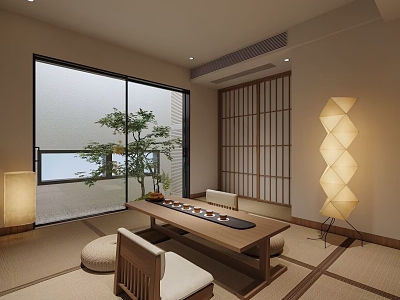 Japanese Tatami Tea Room 3d model