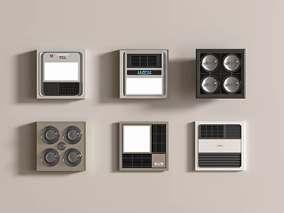 Modern Bathroom Accessories Featuring Square Designs Multiple Colors And Functional Styles 3d model