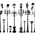 Vintage Outdoor Lights Collection With Various Classic Street And Garden Designs