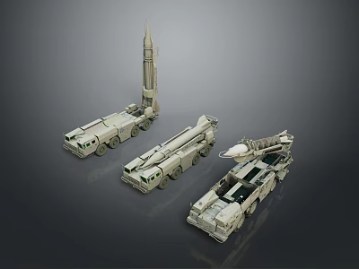 Detailed Military Tank Models With Different Types And Armored Design Features 3d model