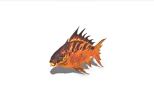 fish tropical fish ornamental fish 3d model