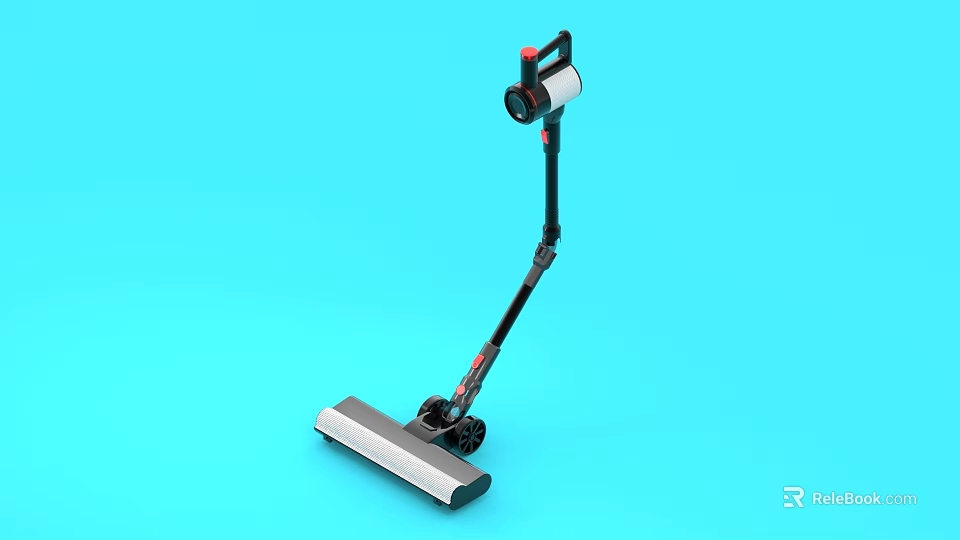 Cordless Vacuum Cleaner With Lightweight Handle And Powerful Suction For Floor Cleaning 3d model 