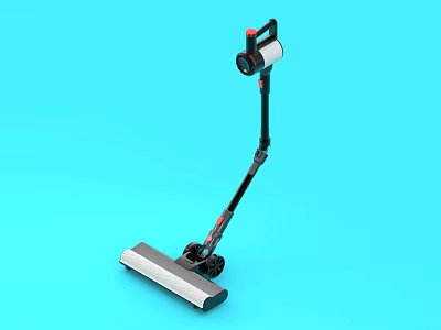 Cordless Vacuum Cleaner With Lightweight Handle And Powerful Suction For Floor Cleaning 3d model