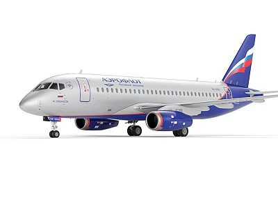 modern aircraft passenger aircraft aviation tools civil aviation 3d model
